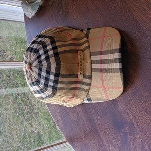 Vintage Burberry men's golf hat
